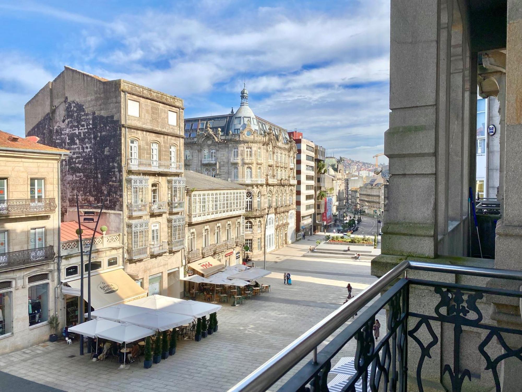 Apartamento Puerta Del Sol - Vigo Centro Exterior foto